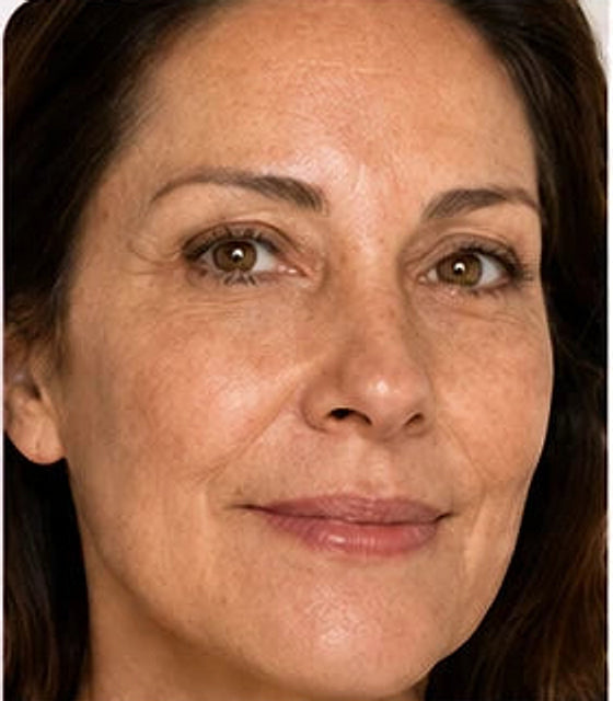 Bare skin before the foundation is applied