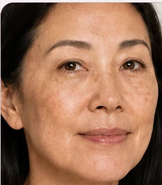 Bare skin before the foundation is applied