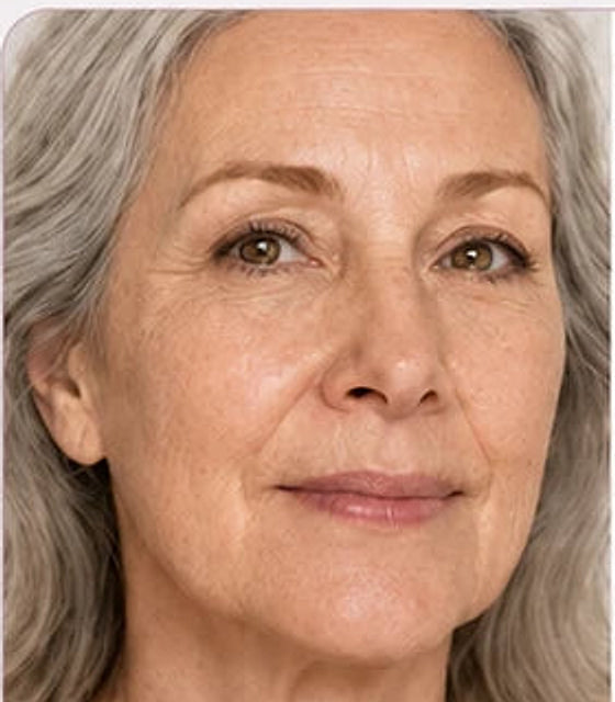 Bare skin before the foundation is applied